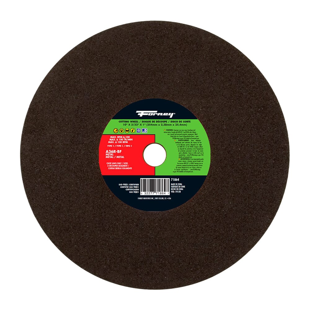 71865 Cutting Wheel, Metal, Type 1